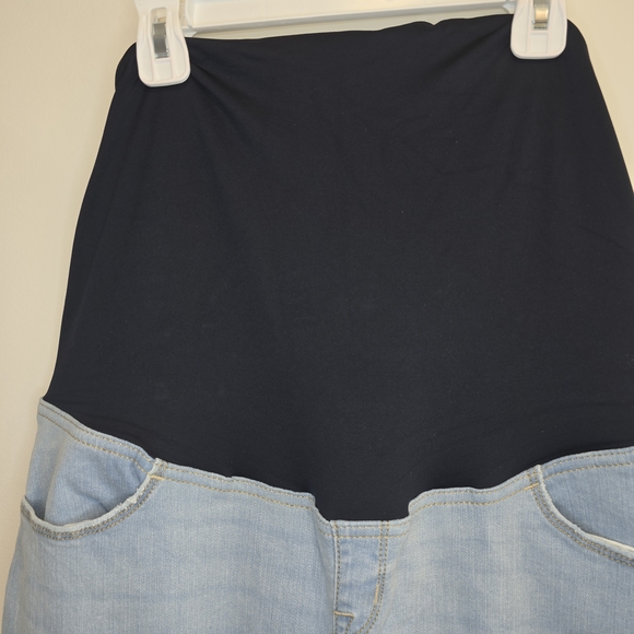 Over Belly Skinny Maternity Pants- Isabel Maternity by Ingrid & Isabel Sz 10 Nwt - Picture 6 of 10